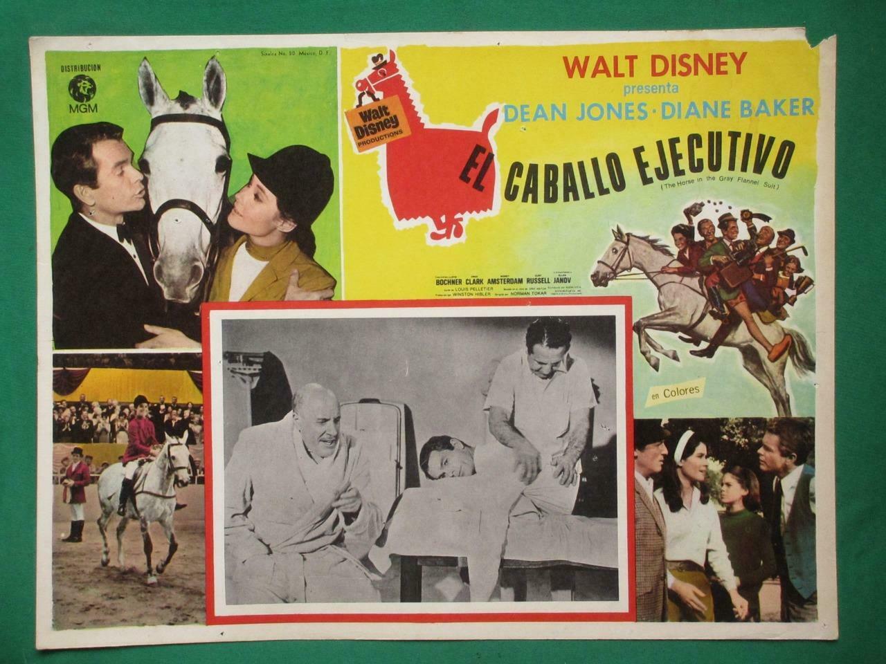 Dean Jones The Horse In The Gray Flannel Suit Diane Baker Mexican Lobby Card 6