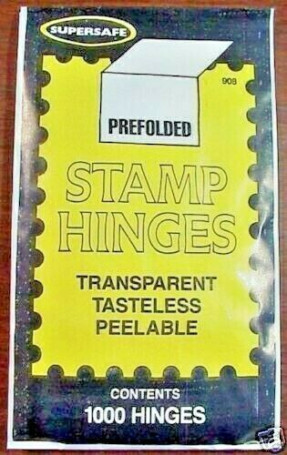 Supersafe Stamp Hinges ( Lowest Price Available )  -  Free Usa Shipping