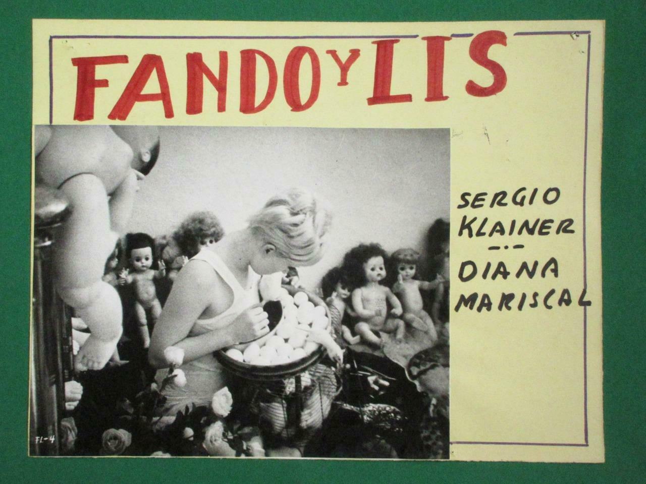 Alejandro Jodorowsky Fando And Lis Hand Made Spanish Mexican Lobby Card 8