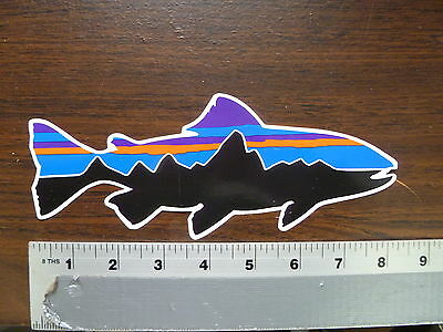 Patagonia Fish Fitzroy Mountain Trout Stickers Decals