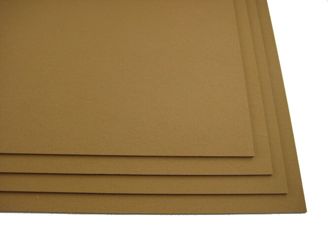 (2 Pack) Kydex T, P1 Finish - Coyote Brown - 8" X 12" .080" Thick Sheets^