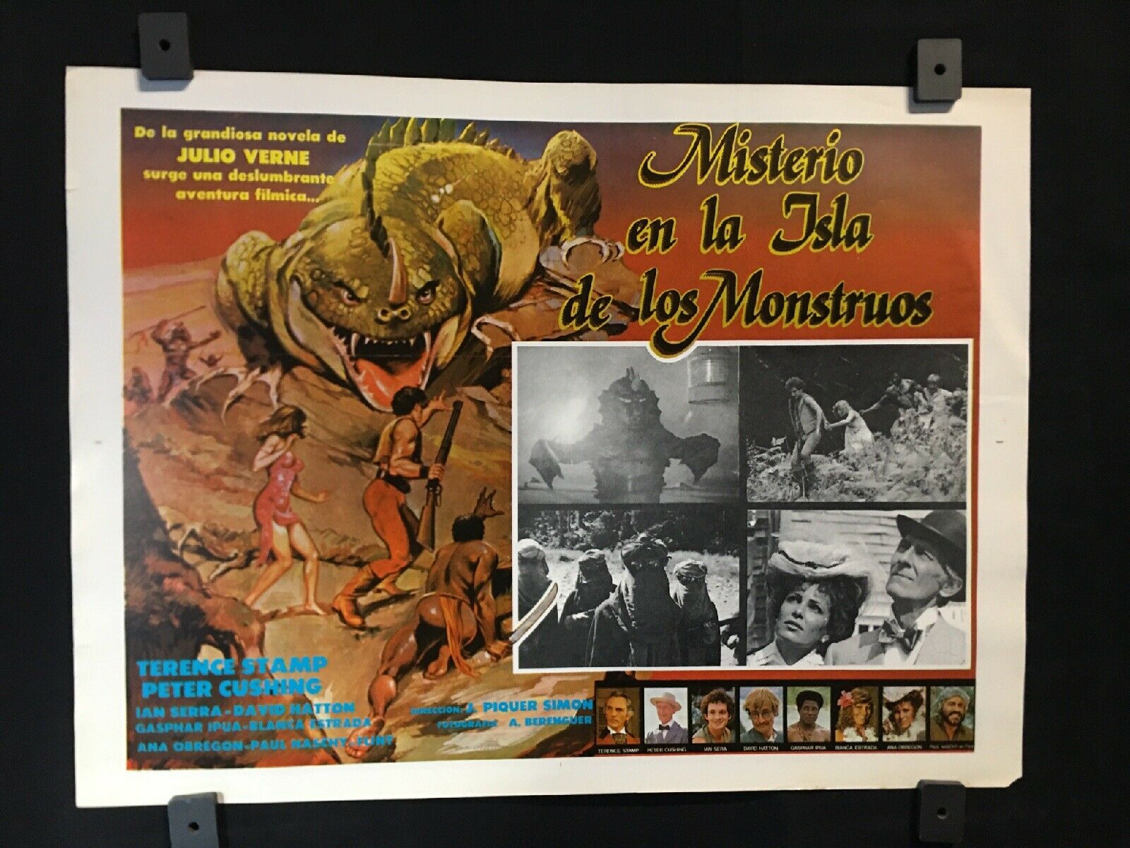 1981 Mystery On Monster Island Horror Original Mexican Movie Lobby Card 16"x12