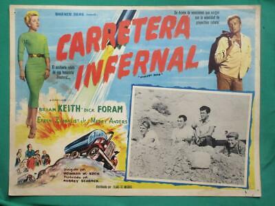 Violent Road Brian Keith Merry Anders Amazing Art Spanish Mexican Lobby Card 6