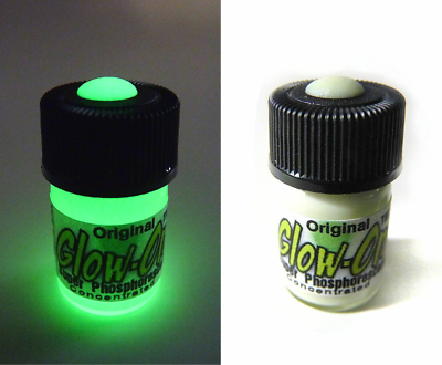 Glow-on Original Glow Paint For Gun Sights, Fishing Lures 2.3 Ml  Vial. Bright!
